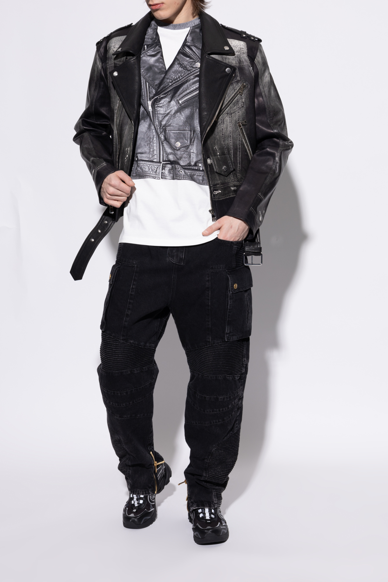 Black Sneakers Cosmic Dust Balmain - Vitkac Canada